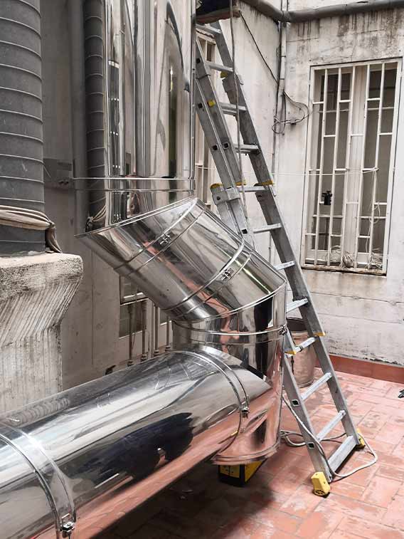 instaladores tubos homologados hostelería Barcelona